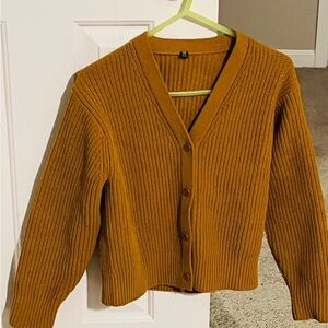 Perfect condition MUSTARD CARDIGAN